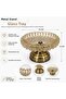 Glass Ashtray with Metal Legs, Decorative, Stylish Design, 19X12 cm