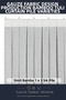 Silvery Bamboo Optical White Frequent Pleated (1X3) Tulle Curtain - 3