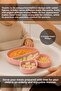 Rabbit Figured Feeding Set - 4 Compartment Baby Food Bowl Pink 2 Food Spoons Gift - 6