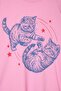 Pink Cat Printed Oversize Fit Plus Size T-Shirt Tbbss26Bf00042 - 6