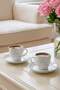 2-Person Mom Porcelain Coffee Cup Set Blue Tphss26Kfc00009 - 2