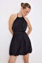 Siyah A-Kesim/Çan Form Kısa / Mini Dokuma Elbise TWOSS26EL01155 - 2
