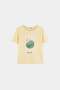 Yellow Girls' Printed Knitted T-Shirt Tkdss26Ts00089 - 6
