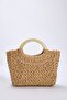 Camel Wicker Women's Medium Shoulder Bag Takss26Oc00125 - 3