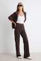 Kahverengi Yüksek Bel Wide Leg Jeans TWOAW26JE00084 - 2