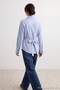 Light Blue Cotton Shirt with Tie Detail Tctaw27Tg00003 - 4