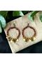 Women's Wooden Bohemian Tassel Hoop Coffee Handmade Earrings Bijouterie Trend Stylish Gift - 2
