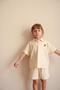 Koza Embroidered Polo Neck Shorts Set