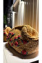 Handmade Wicker Raffia Rose Embroidered Handbag Clutch (40X22Cm) - 4