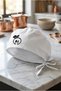 Spoon Fork Heart Themed White Chef Bonnet |   Special Design Cook and Chef Cap - 2