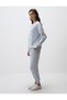 Baby Blue High Waist Skinny Leg Pocket Jogger Pants - 2