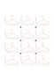 12-Piece Pink Color Fabric Covered Metal Baby Clothes Hanger, Clothes Hanger 19.5X30X0.3 - 7