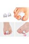 Foot Middle Finger Ring Flip Flop Roller Silicone Callus Anti-Irritation - 3