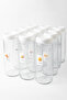 Set of 12 Glass Storage Containers with Labels and White Lids – 1500 ml Leak-Proof Dry Food Storage Container Set - 3