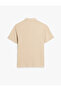Short Sleeve Cotton Blended Regular Fit Textured Polo Neck T-Shirt - 5