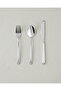 Stripes Stainless Steel Fork Spoon Knife Tk. 18 Pieces for 6 People Silver