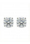 6mm |   4 Nail Solitaire Earrings