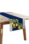 Ephesus Lemon Pattern Navy Blue Border Runner 45 X 145 cm - 4