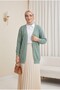 Openwork Patterned Spring Cardigan -Mint