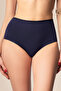 High Waist Women's Panties Gray Anthracite Navy Blue 3 Pieces - 4