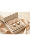 Special Series Anti-Tarnish Steel Zircon Stone Heart Earrings - 5