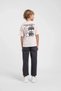 Boy 4-14 Years Old Car Patterned T-Shirt Powder - 2