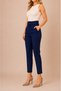 Slim Carrot Leg Belted Women's Trousers – Timeless Elegance, Maximum Comfort, Modern Silhouette - 8