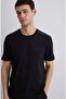 M0612689 Black Printed T-Shirt Men's T-Shirt Black