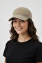 Unisex Beige Washed Denim Outdoor Baseball Cap |   Adjustable Sports Cap - 2
