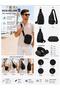 Unisex Women's Men's Daily College Gift Zippered Shoulder Hand and Waist Strap Bag - 5