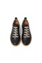 Daily Real Leather Women's Shoes/ Casual /Tan Wedge Sole/ Spring Summer 2026/ Black/ D26Ya-7750Z - 5