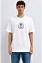M0613283 Lighthouse Printed T-Shirt Men's T-Shirt White - 3