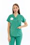 Spaniard - Operating Room Uniform Lycra Scrubs (Women) (Compliant with New Regulations - Frosty Spruce) (Set) - 4