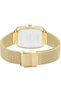 V267Lxgimg Wicker Steel Quartz 27 mm Gold Women's Wristwatch - 5