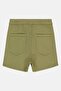 Women Plain Basic Shorts, Olive - 4