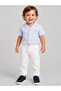 Striped Sailing Embroidered Shirt for 6-18 Months - Blue