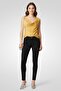 Women Super Slim-Skinny Solid Jeans, Black - 4
