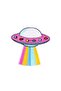 Velcro Hook Patches, Tacti-Cool KIDS Collection, Spaceship for bag/vest, tech gadgets for kids & adults6.2x6