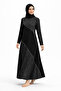 Women's Middle Age Patterned Mother's Combed Cotton Dress 4319 - 2