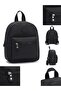Small Size Women's Black Backpack Suitable for Daily Use - 2