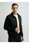 Black Men's Regular Quilted Jacket Mw0Mw40774Bds_Dc Mixed Media Jacket