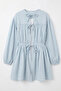 Pre-Gathered Long Tunic 262338 - Baby Blue - 5