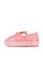 Coral Leather Women's Wedge Heeled Espadrille Shoes 01Wq3502 - 3