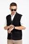 Men's Middle-Aged and Older Men's Knitwear Knitted Acrylic Winter Argyle Patterned Dad Buttoned Vest 2071-2 Smoked - 5