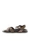 Gray Leather Women's Sandals 01Wu5830 - 3