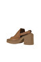 Tan Leather Women's Heeled Sandals 01Wy12700 - 5