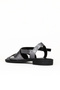 Lead Leather Women's Flat Sandals 01We2803 - 4