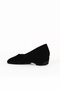 Black Suede Women's Heeled Shoes 33Wa7316 - 4