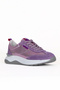 Purple Multi Leather Women's Sports Shoes 16Wa8200 - 2