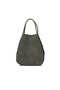 Khaki Suede Women's Shoulder Bag - 2